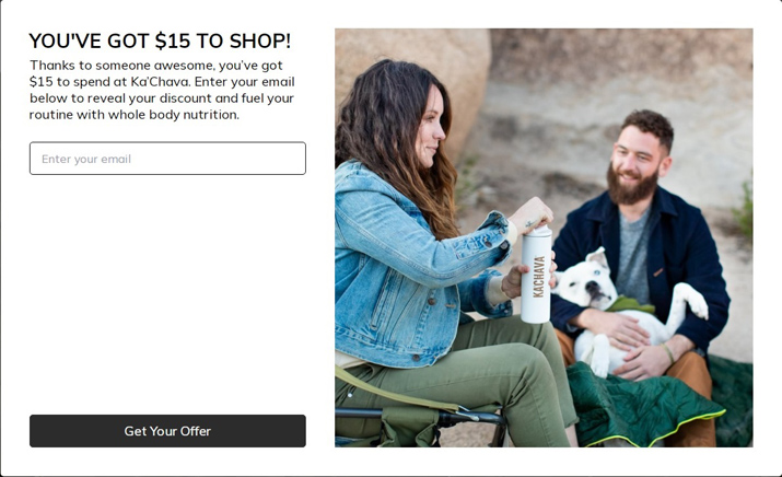 $15 to Spend on KaChava.com