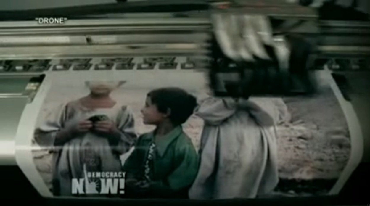 Parents print pictures of the children so the Barrack Obama administration U.S. military can see who they are bombing.