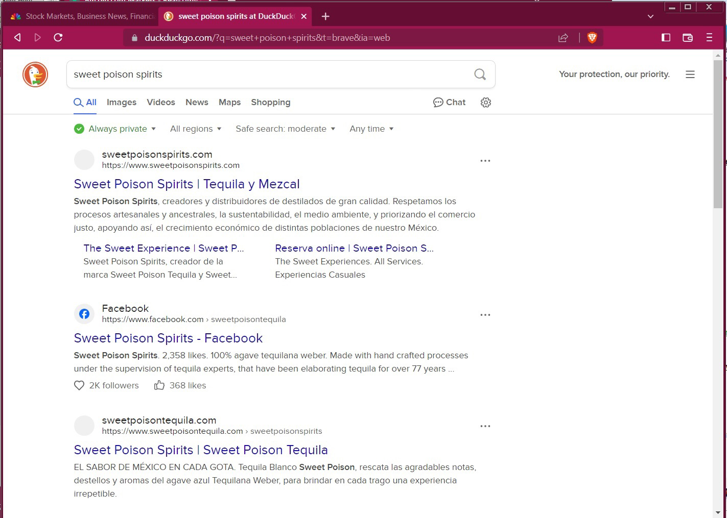 Sweet Poison Spirits Research Screenshot